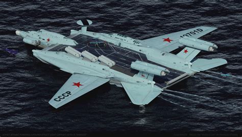 MA-1 flying aircraft carrier concept