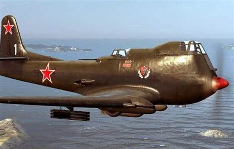 Soviet Il-2 ground-attack plane, one of the most produced Soviet aircraft of WWII