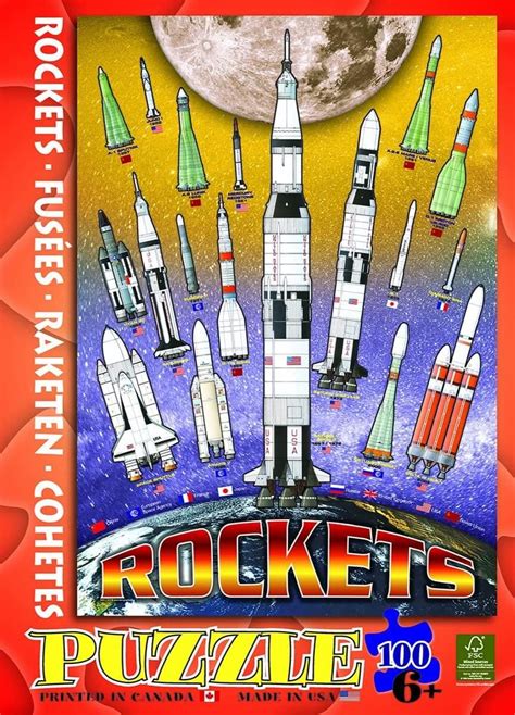 Space Rocket Puzzle for Kids