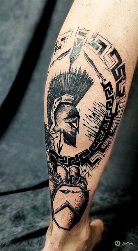 Spartan Helmet Tattoos