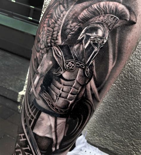 Spartan Shield Tattoos