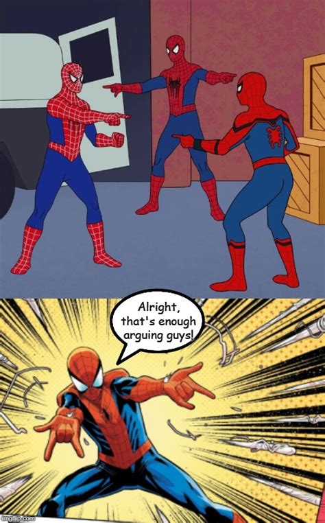 Spiderman Pointing Meme Template 4