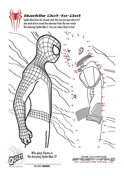 Spiderman Activity Sheets