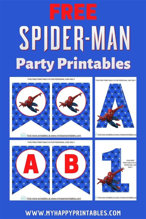 Spiderman Printable Ideas