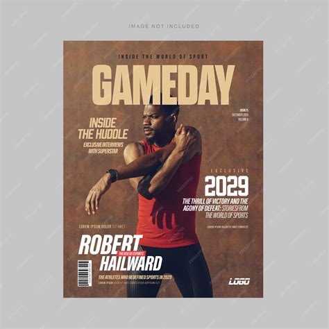 Split Sports Illustrated Cover Template