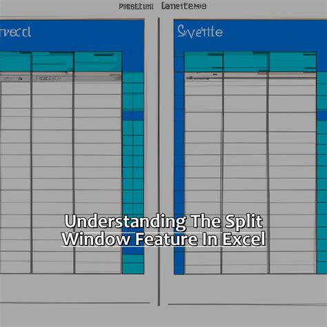 Freezing Rows Using the Split Window Feature