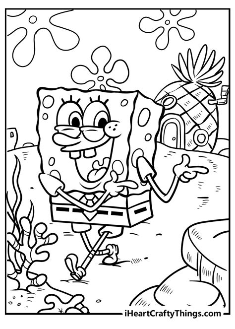 Spongebob coloring pages for adults