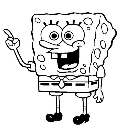 Spongebob printable coloring pages