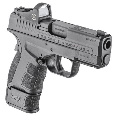 Springfield XDS 9mm pistol with safety features highlighted