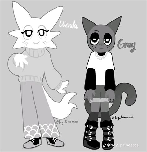 Sprunkie Gray fashion design