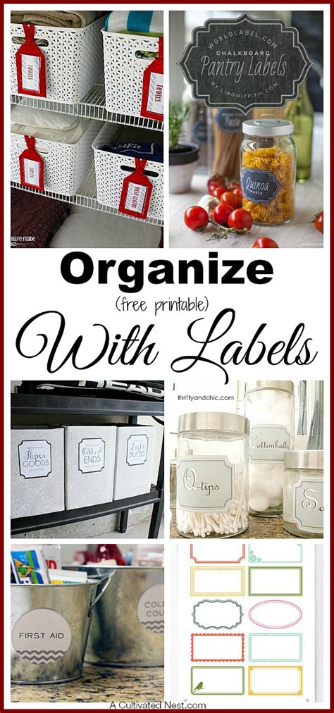 Square Printable Labels For Easy Organization