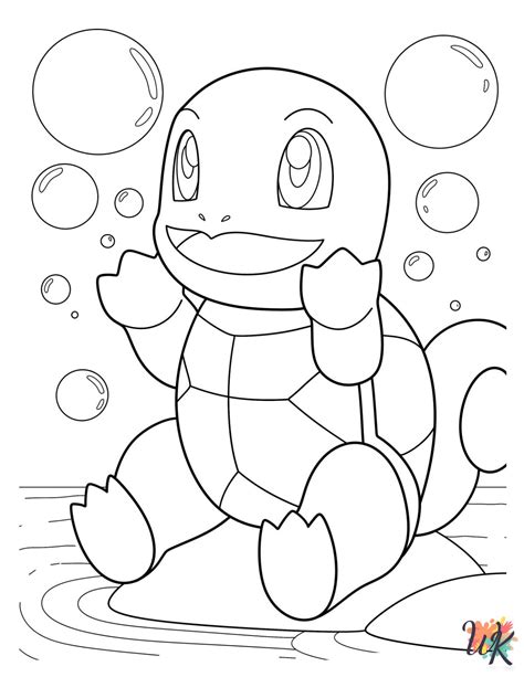 Squirtle Coloring Page