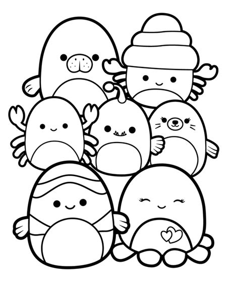 Squishmallows Coloring Pages Gallery 4