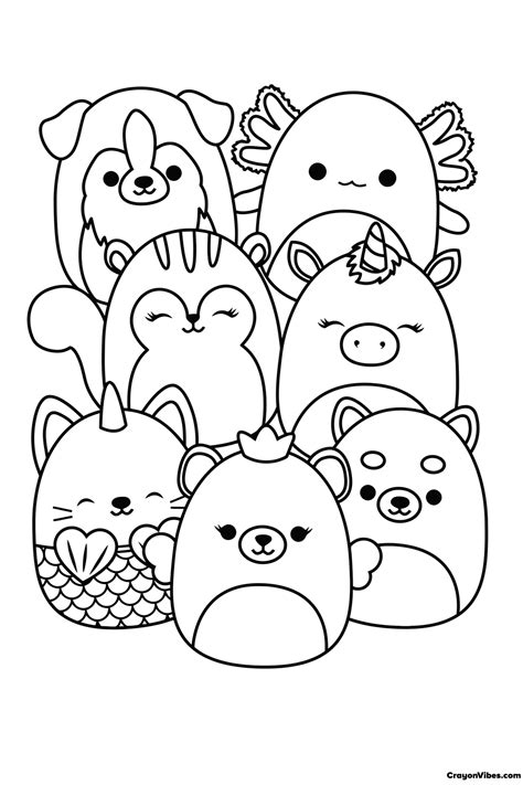 Squishmallows Coloring Pages Gallery 6