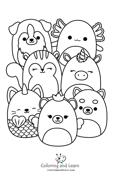 Squishmallows Coloring Pages Tips