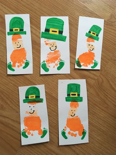 St. Patrick's Day Footprint Activities for Kids