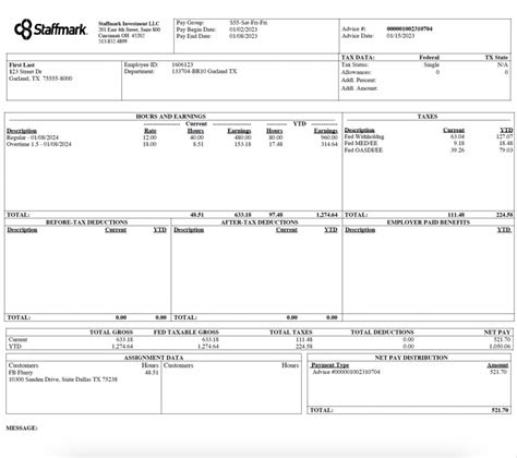 Staffmark Paystub Introduction