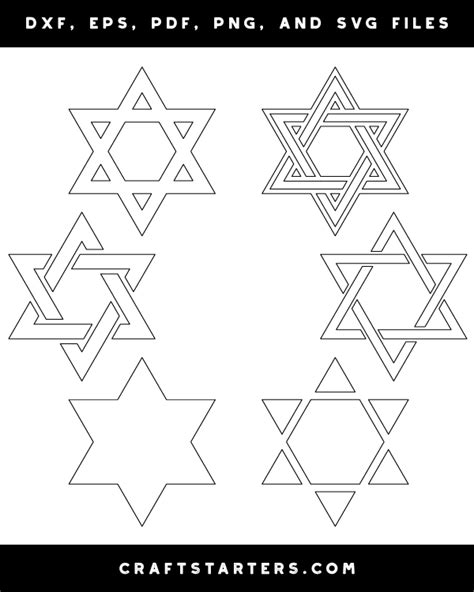 Star Of David Template