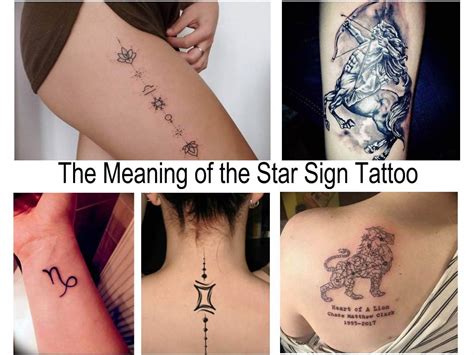 Star Sign Tattoos