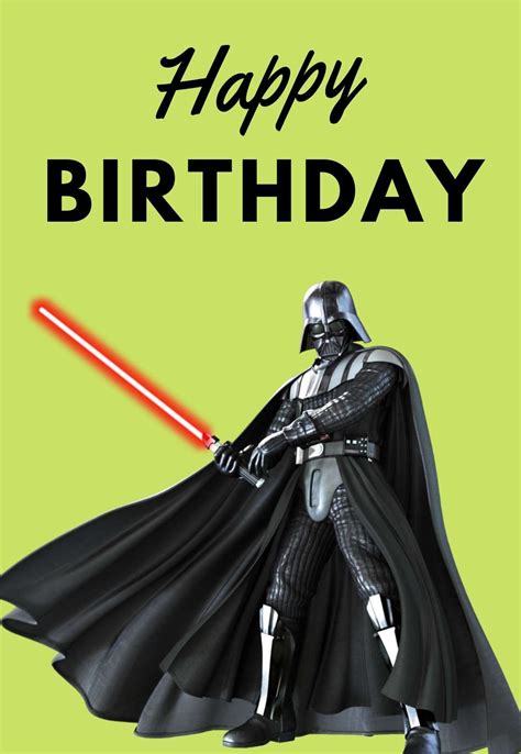 Star Wars Birthday Card Printable Gallery 10