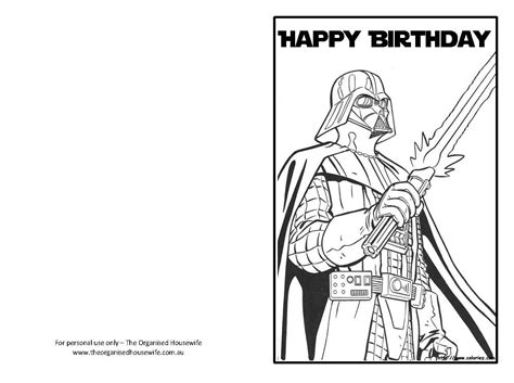 Star Wars Birthday Card Printable Gallery 4