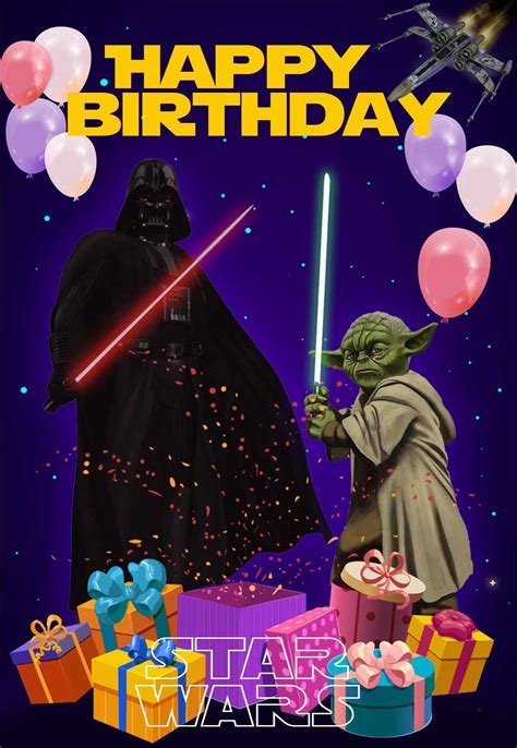 Star Wars Birthday Card Printable Gallery 8