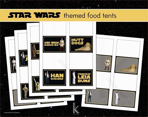 Benefits of Using Star Wars Food Labels Templates