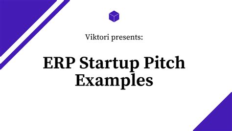 Startup Pitch Example