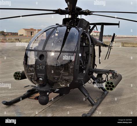 Stealth Capabilities AH-6 Little Bird Helicopter