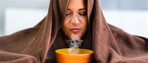 Steam Inhalation for Sinus Relief