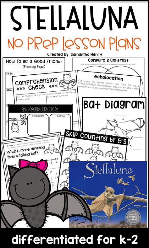 Stellaluna worksheets