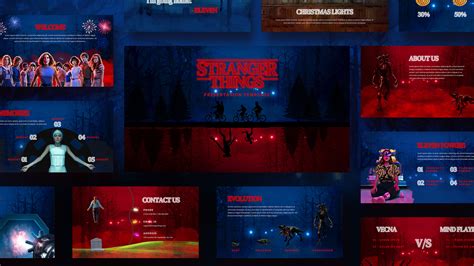 Stranger Things Slide Design Inspiration