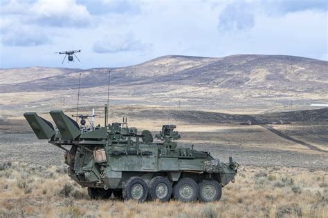 Stryker vehicle in action