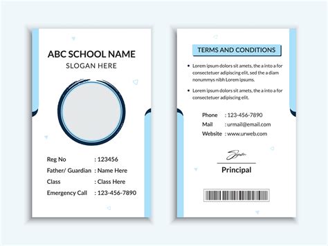 Student ID Card Template