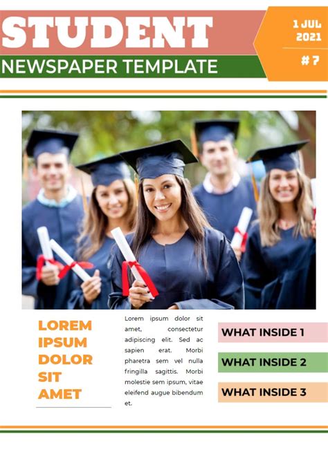 Student Newspaper Template