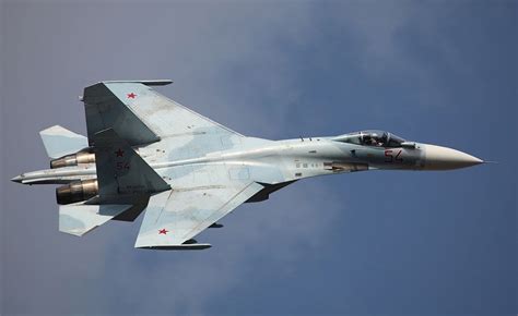 Su-27 in flight