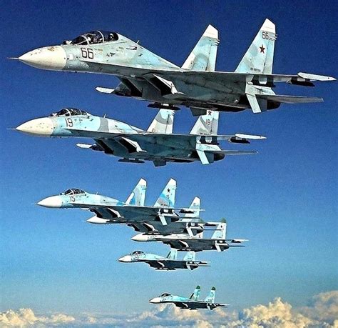 Su-27 formation