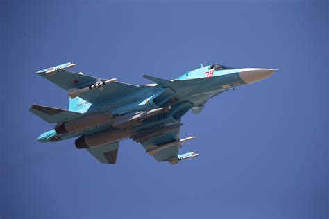 Su-34 in flight