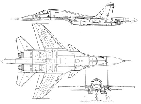 Su-34 schematic