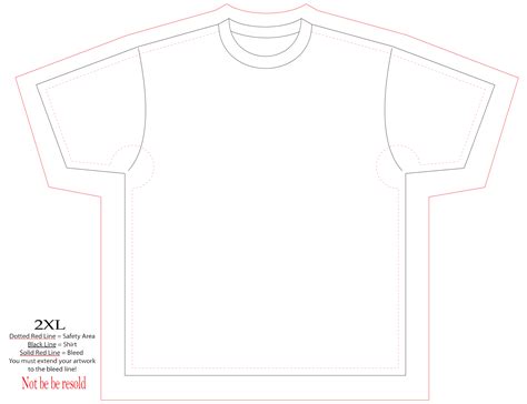 Sublimation T-Shirt Template Example Design