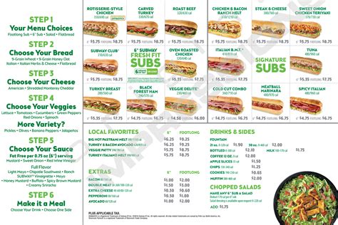 Subway Menu Item 1