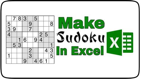 Sudoku Excel Game