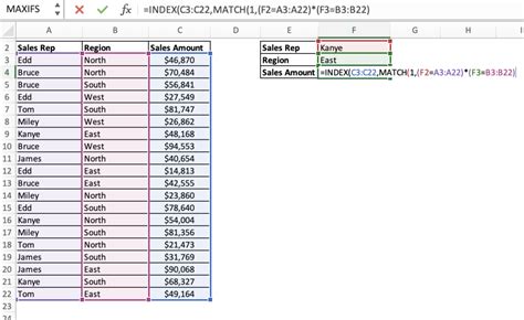 Sum with INDEX and MATCH for Multiple Criteria