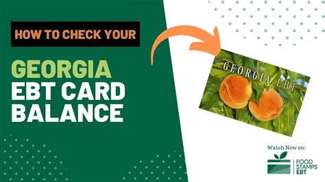 Summer Food Stamps Debit Card Benefits in Georgia