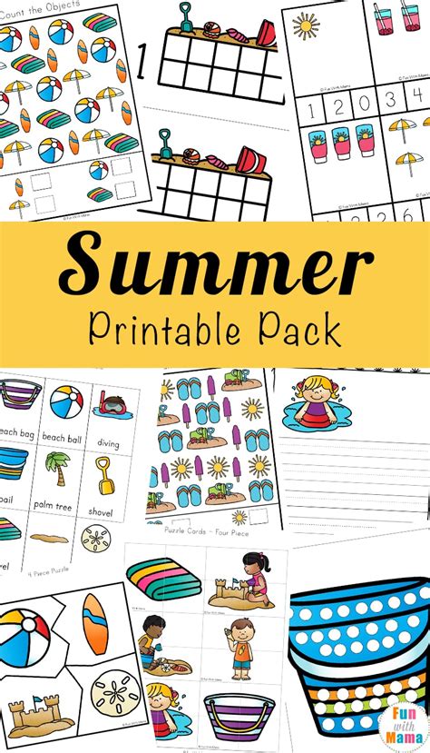 Summer Fun with Free Printables