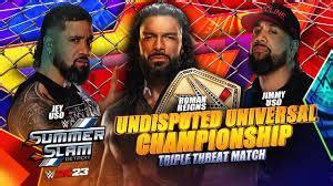 Summerslam Main Event Prediction