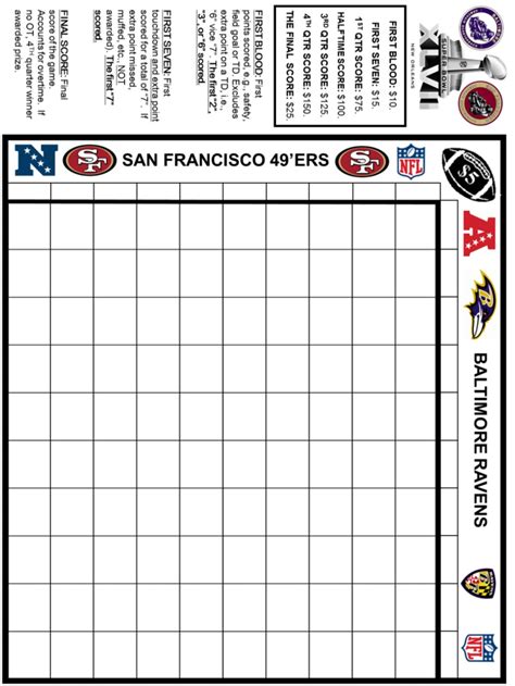 Super Bowl Commercial Pool Template