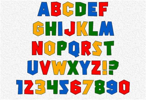 Super Mario Alphabet Letter Activities