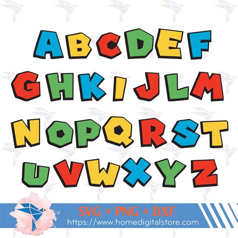 Super Mario Alphabet Letter P