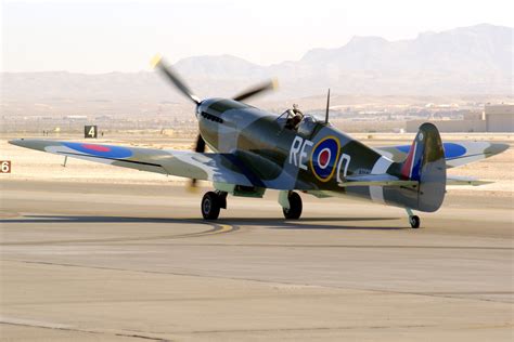 Supermarine Spitfire Mk IX on the ground